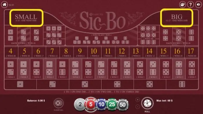 Instructions for playing sic bo